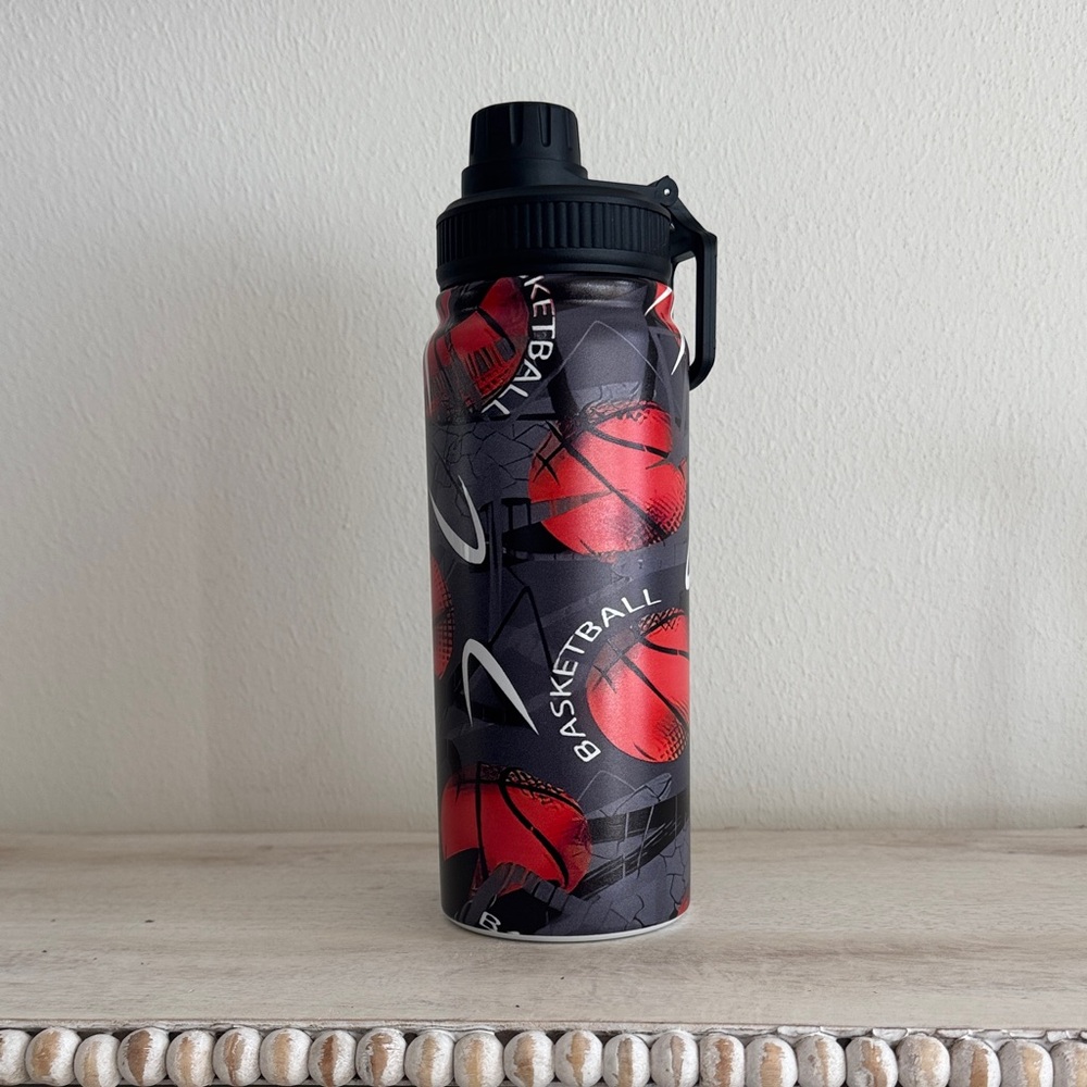 Basketball Themed Water Bottle